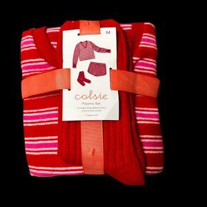 Women's 3pc Socks and Pajama Set - Colsie Girls Medium